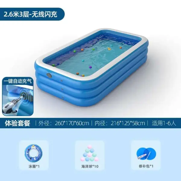Big Size Inflatable Swimming Pool Outdoor Removable Summer Party Pool Portable Reusable Piscine Adulte Entertainment Equipment - Image 12