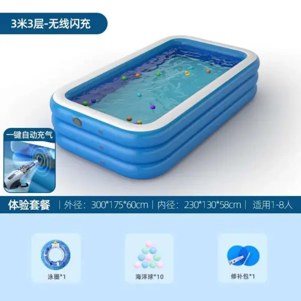 Big Size Inflatable Swimming Pool Outdoor Removable Summer Party Pool Portable Reusable Piscine Adulte Entertainment Equipment - Image 15