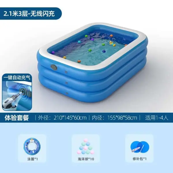Big Size Inflatable Swimming Pool Outdoor Removable Summer Party Pool Portable Reusable Piscine Adulte Entertainment Equipment - Image 16