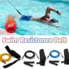 4M Swim Trainer Belt Resistance Belt Swimming Training Safe Rubber Tube Professional Swim Trainer Device For Adult Kids Pool