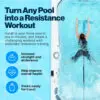4M Swim Trainer Belt Resistance Belt Swimming Training Safe Rubber Tube Professional Swim Trainer Device For Adult Kids Pool - Image 2