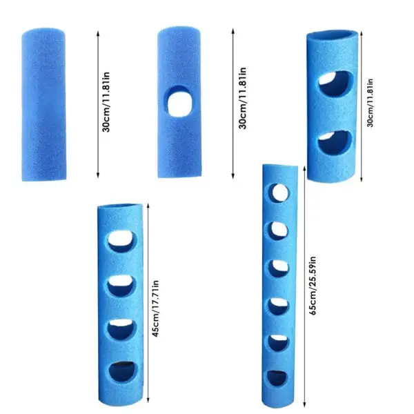 Swim Pool Accessories Swimming Pool Noodle Connectors Kids' Swim Noodles Swimming Stick Holed Foam Connector 0-7 Holes - Image 6