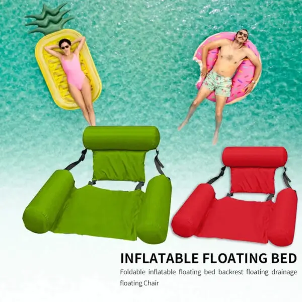 New Inflatable Mattresses Water Swimming Pool Accessories Hammock Lounge Chairs Pool Float Water Sports Toys Float Mat Pool Toys - Image 5