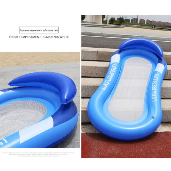 Inflatable Women Air Mattress Water Hammock Floating Swimming Pool Mattress Party Lounge Bed Beach Sports Recliner Recreation - Image 3