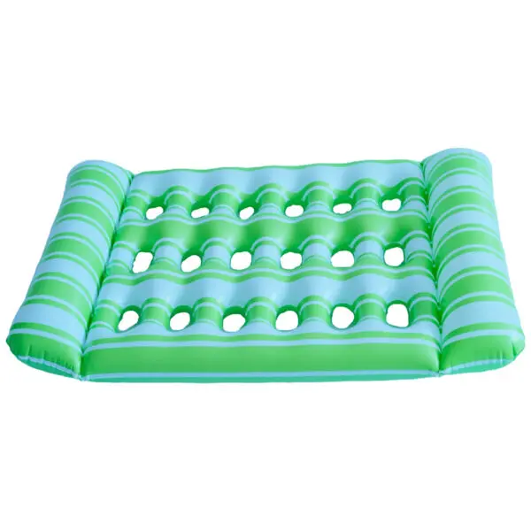 Inflatable Floating Bed PVC Inflatable Water Sleeping Bed Foldable Floating Lounger Air Mattress for Swimming Pool Party - Image 8