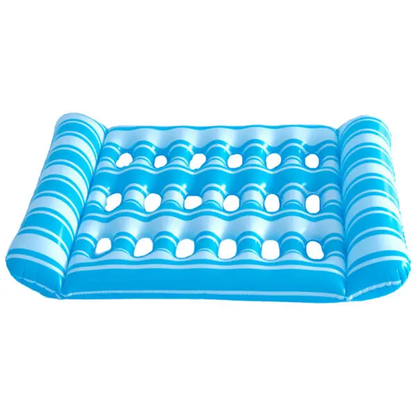 Inflatable Floating Bed PVC Inflatable Water Sleeping Bed Foldable Floating Lounger Air Mattress for Swimming Pool Party - Image 10