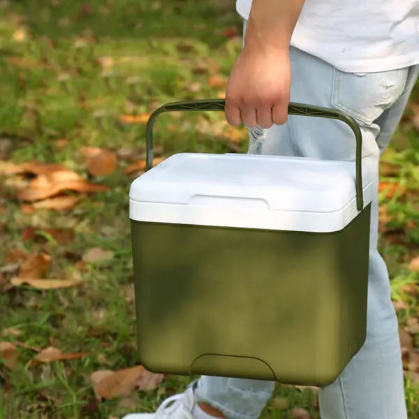6L/13L Portable Camping Cooler Box Outdoor Cooler Fridge Beer Juice Drink Cooling Bucket Food Keeping Fresh Car Cold Icebox - Image 3