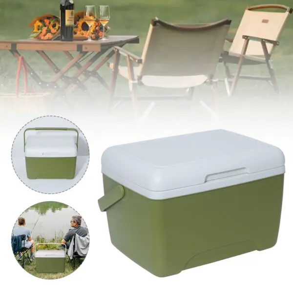 8L Camping Cooler Box Keep Fresh Refrigerator Outdoor Hard Cooler Insulated Portable Cooler for Camping BBQ Outdoor Activities - Image 5