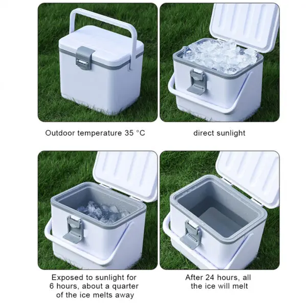5/4.5/3L Drink Ice Insulated Cooler Cool Bag Portable Cooler Box with Handle Mini Freezer Fridge Car Refrigerator Picnic Bag - Image 5