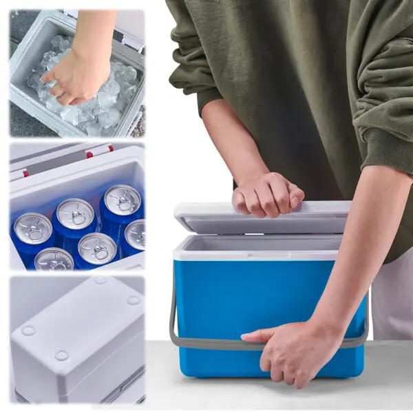 5/4.5/3L Drink Ice Insulated Cooler Cool Bag Portable Cooler Box with Handle Mini Freezer Fridge Car Refrigerator Picnic Bag - Image 6