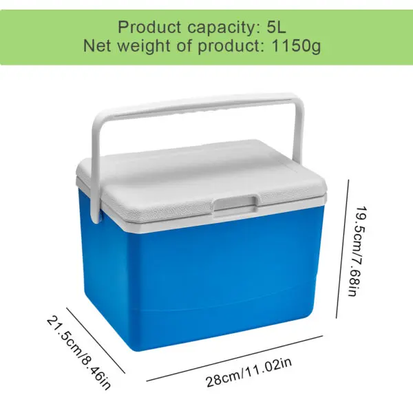 5/4.5/3L Drink Ice Insulated Cooler Cool Bag Portable Cooler Box with Handle Mini Freezer Fridge Car Refrigerator Picnic Bag - Image 9