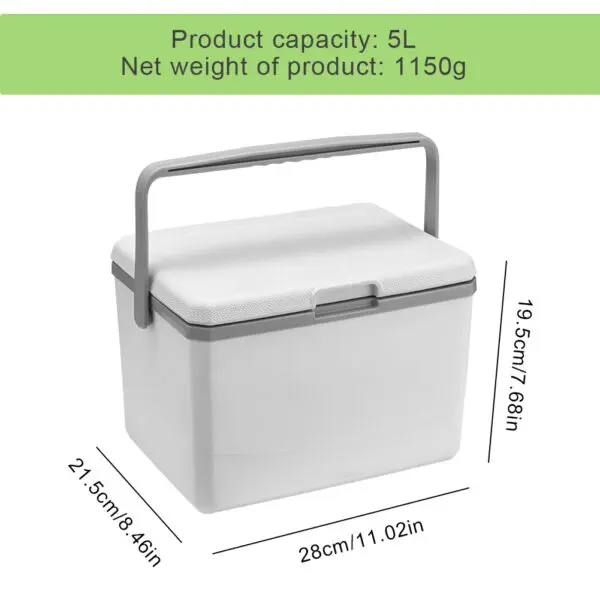 5/4.5/3L Drink Ice Insulated Cooler Cool Bag Portable Cooler Box with Handle Mini Freezer Fridge Car Refrigerator Picnic Bag - Image 10