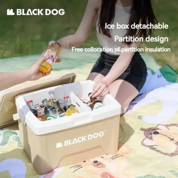 Naturehike BLACKDOG Camping Ice Box Outdoor Mobile Thermal 13L 25L Cooler Box Large Capacity Outdoor Car Picnic PP Portable Box - Image 2
