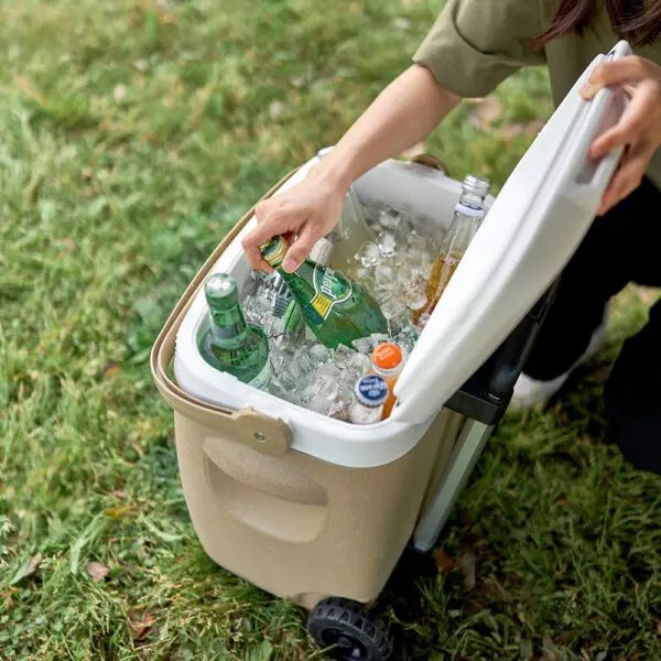 MOBI GARDEN Camping Cooler Box Ice Box Food&Drink Portable Outdoor Picnic Keep Fresh Refrigerator - Image 2