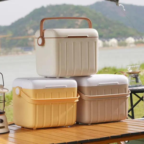 5/6L Portable Outdoor Incubator Large Capacity Food Storage Box Cooler Ice Bottle Cooler Mini Fridge Camping Refrigerator - Image 2