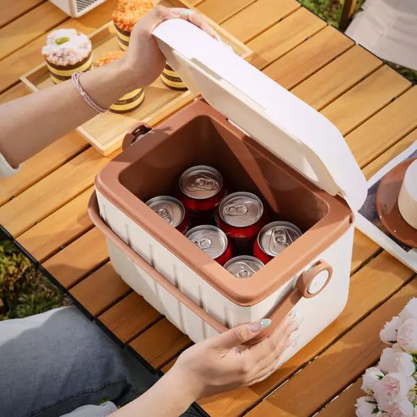 5/6L Portable Outdoor Incubator Large Capacity Food Storage Box Cooler Ice Bottle Cooler Mini Fridge Camping Refrigerator - Image 4