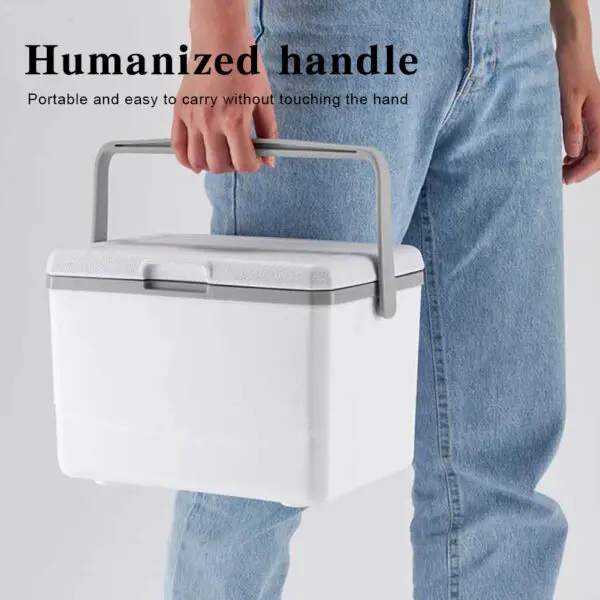 5L Insulated Portable Cooler with Handle Picnic Ice Bucket Heat Preservation Food Storage Cooler Box for Camping Tailgating