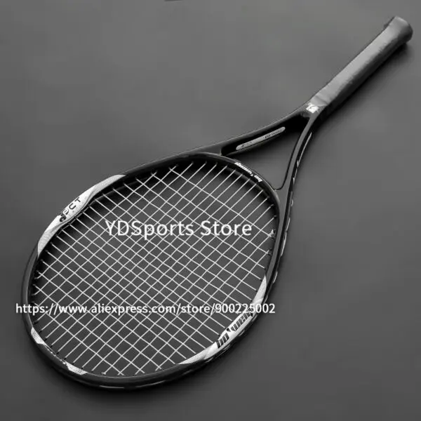 High Quality Carbon Aluminium Alloy Strung Tennis Racket For Adult Tenis Rackets 4-1/4 Inch Strings Bag Raquet Padel Men Women