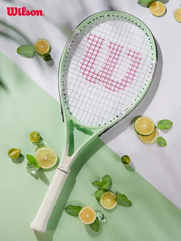 Wilson Tennis Rackets Professional Adults Beginner Carbon Alloy Rackets with Line Self-Practice Beginner Elastic Tennis Racket