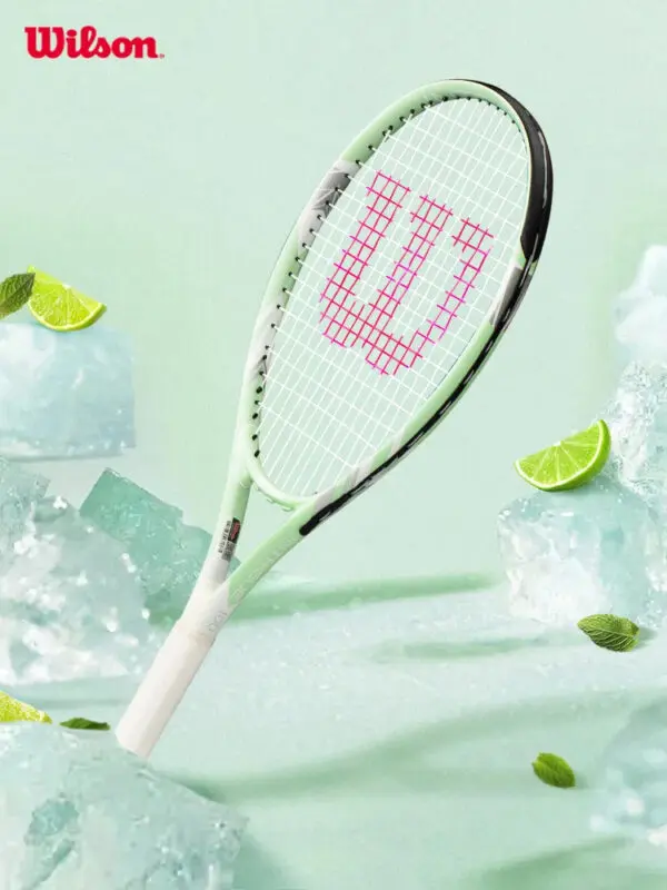 Wilson Tennis Rackets Professional Adults Beginner Carbon Alloy Rackets with Line Self-Practice Beginner Elastic Tennis Racket - Image 4