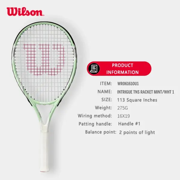 Wilson Tennis Rackets Professional Adults Beginner Carbon Alloy Rackets with Line Self-Practice Beginner Elastic Tennis Racket - Image 11