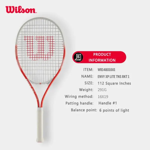 Wilson Tennis Rackets Professional Adults Beginner Carbon Alloy Rackets with Line Self-Practice Beginner Elastic Tennis Racket - Image 13
