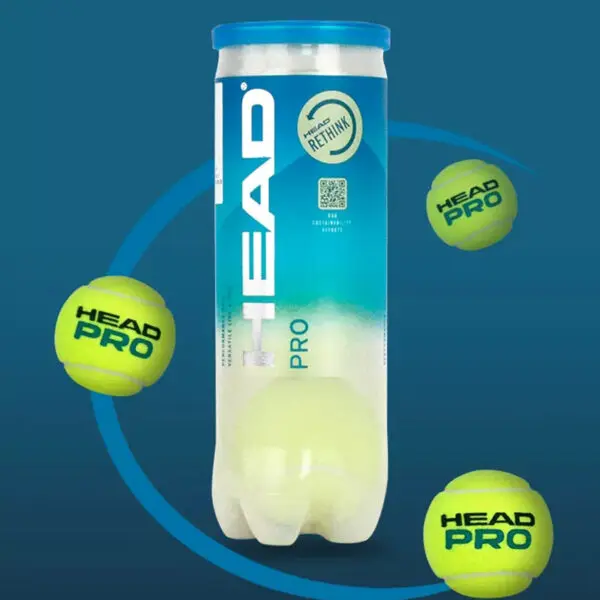 HEAD Professional Tennis 4B TEAM 3 Tour X Training Ball T 3B Pro Match Balls High Elasticity Resistant Durable Excesice - Image 2