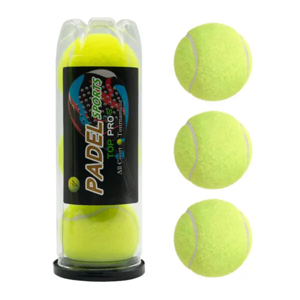 3pcs Padel Balls Practice Tennis Ball Paddle Tennis Balls High Bounce Tennis Balls