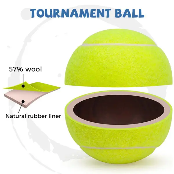 3pcs Padel Balls Practice Tennis Ball Paddle Tennis Balls High Bounce Tennis Balls - Image 3