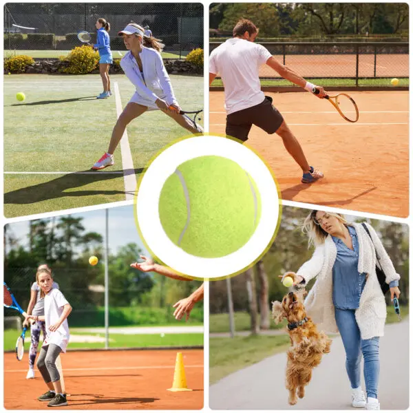 3pcs Padel Balls Practice Tennis Ball Paddle Tennis Balls High Bounce Tennis Balls - Image 6