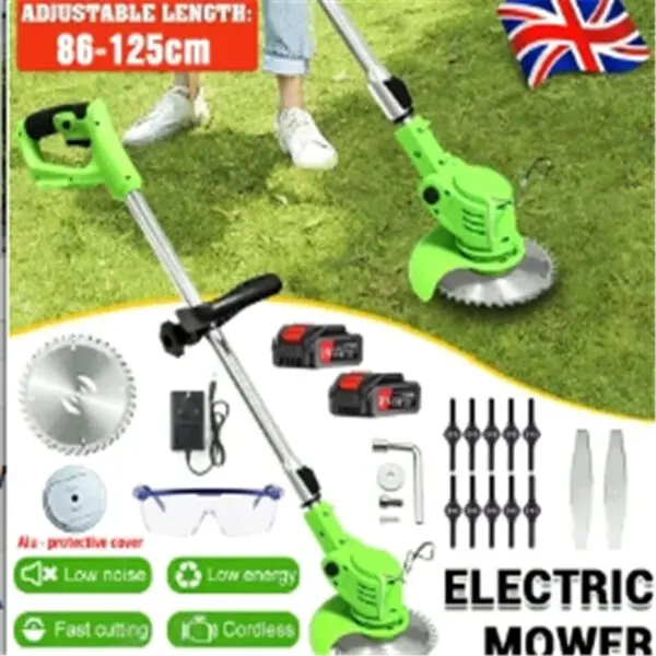 GOOWAY Cordless Electric Grass Trimmer 21V Handheld Length Adjustable Cutter Garden Tools Compatible Makita - Image 4