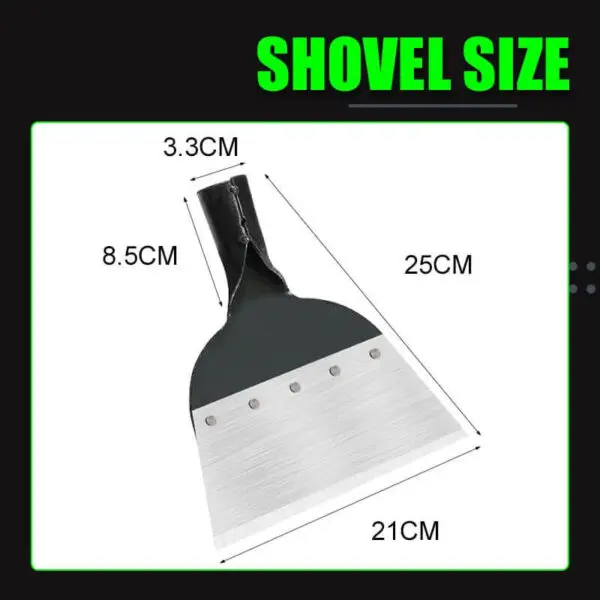 1PC Multi-Functional Outdoor Garden Cleaning Shovel Steel flat shovel ice shovel Weeding Planting Farm Weeding Tool Dropshipping - Image 7
