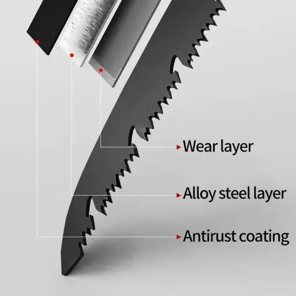 Folding Hand Saw Multifunctional Outdoor Logging Saw Woodworking Folding Portable Saw For Garden Pruner Gardening Tools Tree - Image 2