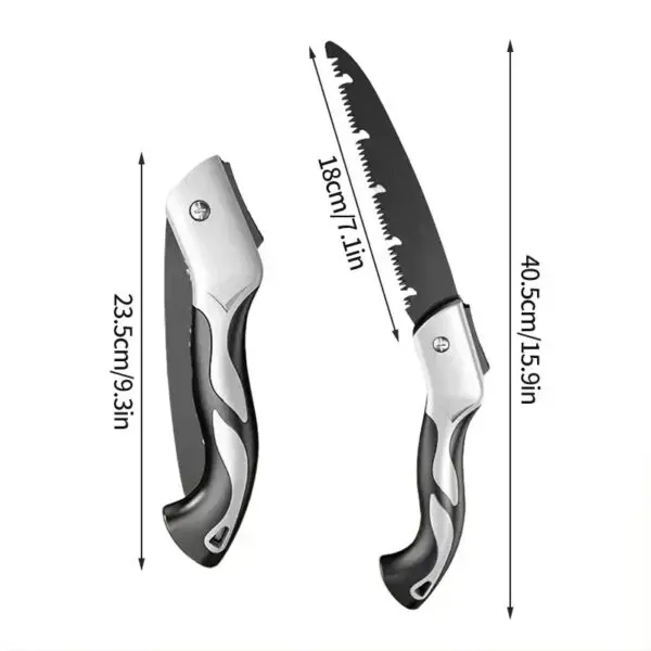 Folding Hand Saw Multifunctional Outdoor Logging Saw Woodworking Folding Portable Saw For Garden Pruner Gardening Tools Tree - Image 8