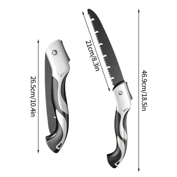 Folding Hand Saw Multifunctional Outdoor Logging Saw Woodworking Folding Portable Saw For Garden Pruner Gardening Tools Tree - Image 9