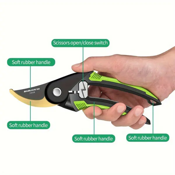 Industrial Grade Pruning Shears Are Labor-Saving Gardening Tools With Sharp, Durable, And Non Slip Scissors - Image 6