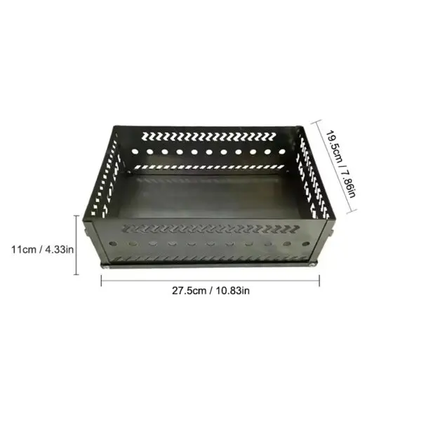 Foldable Sauna Stone Frame, Charcoal Fire Box, Heat-resistant Wood Stove, Sauna, Hiking, Fishing, Cooking, Barbecue Accessories - Image 7