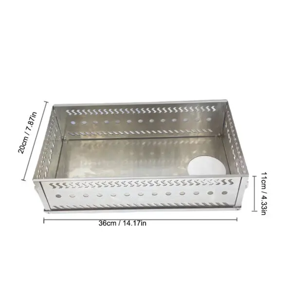 Foldable Sauna Stone Frame, Charcoal Fire Box, Heat-resistant Wood Stove, Sauna, Hiking, Fishing, Cooking, Barbecue Accessories - Image 8
