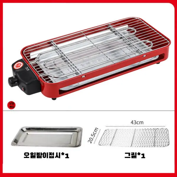 Home McRib highpower multifunctional grill pan Highpower smokeless electric maiyan stone grill pan - Image 7