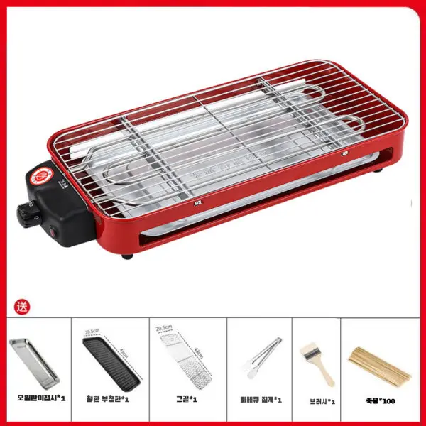 Home McRib highpower multifunctional grill pan Highpower smokeless electric maiyan stone grill pan - Image 8