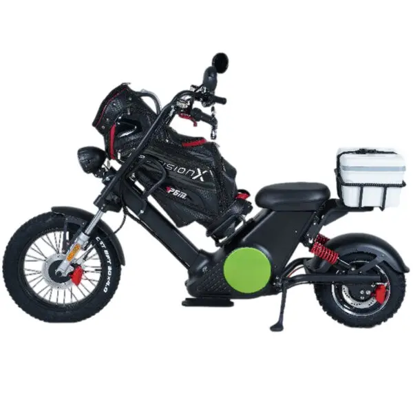 Classic Black 2-Wheel Aluminum Chassis Noiseless Motor Electric Golf Bag Trolley with Lithium Battery - Image 3