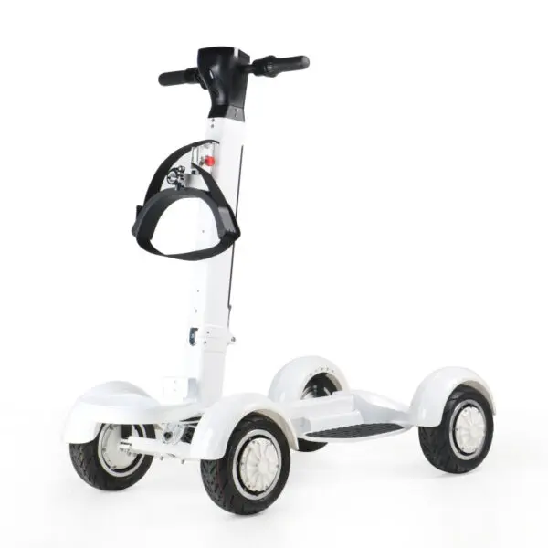 Classic Black 2-Wheel Aluminum Chassis Noiseless Motor Electric Golf Bag Trolley with Lithium Battery - Image 5