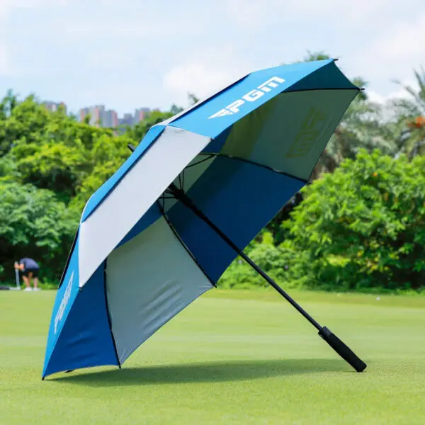 Golf Umbrella Sun Automatic Manual Styles Protection And Rain Double Layer Wear Resistant Fiberglass Material Spring And Summer