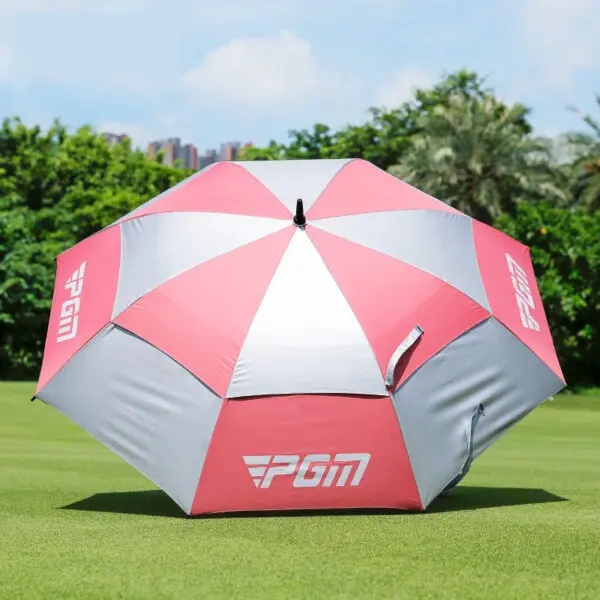 Golf Umbrella Sun Automatic Manual Styles Protection And Rain Double Layer Wear Resistant Fiberglass Material Spring And Summer - Image 3