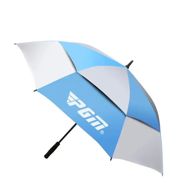 Golf Umbrella Sun Automatic Manual Styles Protection And Rain Double Layer Wear Resistant Fiberglass Material Spring And Summer - Image 5