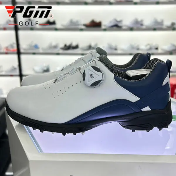 PGM New Men Golf Shoes Golf Waterproof Anti-slip Shoes Male Lightweight Breathable Sports Sneakers Outdoor Knob Buckle Footwear - Image 5