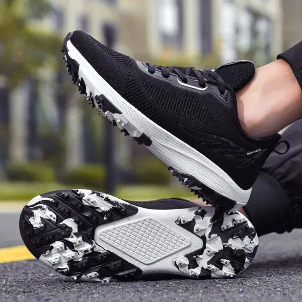 New Golf Shoes Men's and Women's Mesh Breathable Golf Shoe Outdoor Jogging Walking Shoe Men's Training Golf Shoe - Image 6