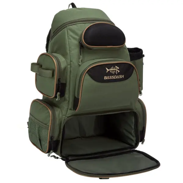 Bassdash Fishing Bag Tackle Backpack Lightweight Tactical Tackle Box Multifunctional - Image 7