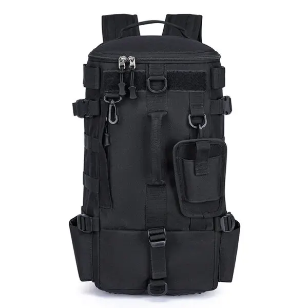 Tactical Fishing Backpack Tackle Bag with Rod Holders Fish Equipment Storage Molle Camping Hiking Outdoor Multifunctional Bag - Image 7