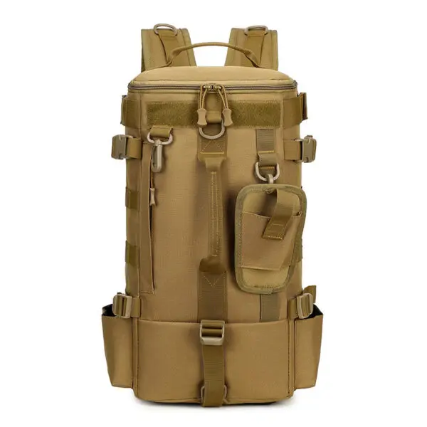 Tactical Fishing Backpack Tackle Bag with Rod Holders Fish Equipment Storage Molle Camping Hiking Outdoor Multifunctional Bag - Image 9
